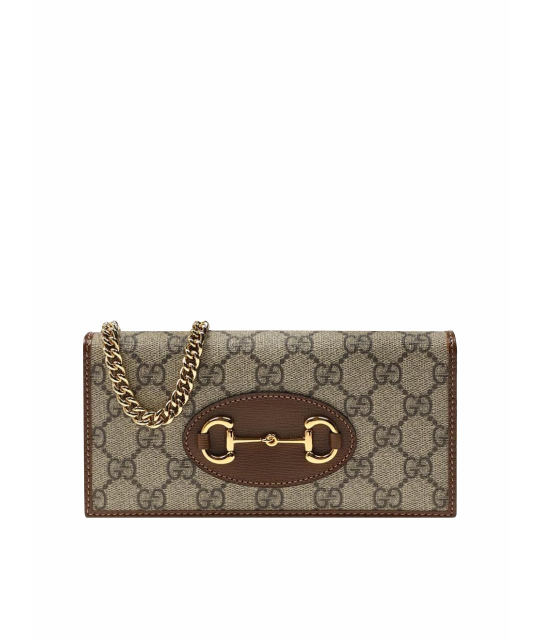 GUCCI Коричневая сумка через плечо, фото 1