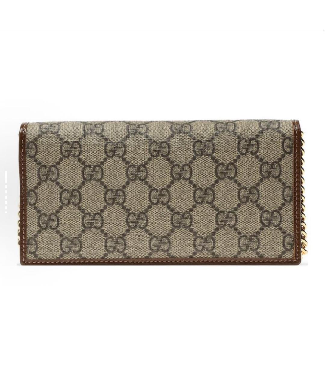 GUCCI Коричневая сумка через плечо, фото 3