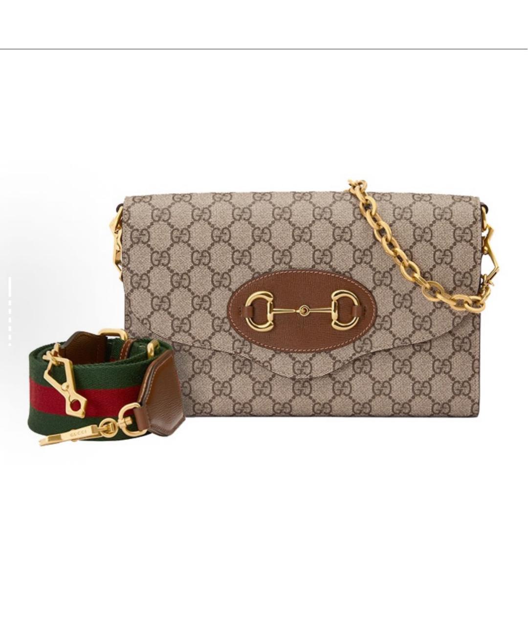 GUCCI Коричневая сумка через плечо, фото 5