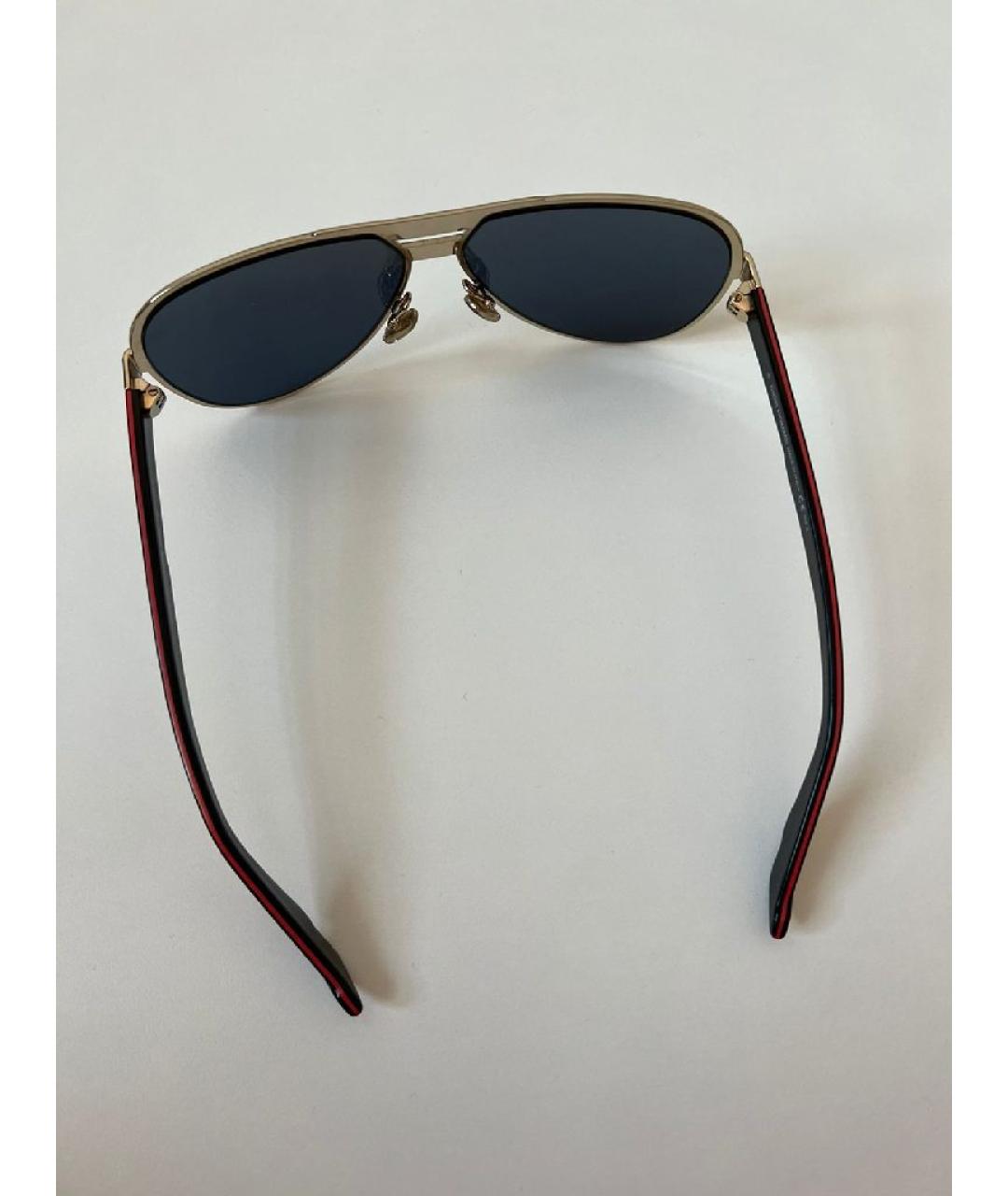 CHRISTIAN DIOR Черные металлические солнцезащитные очки, фото 5