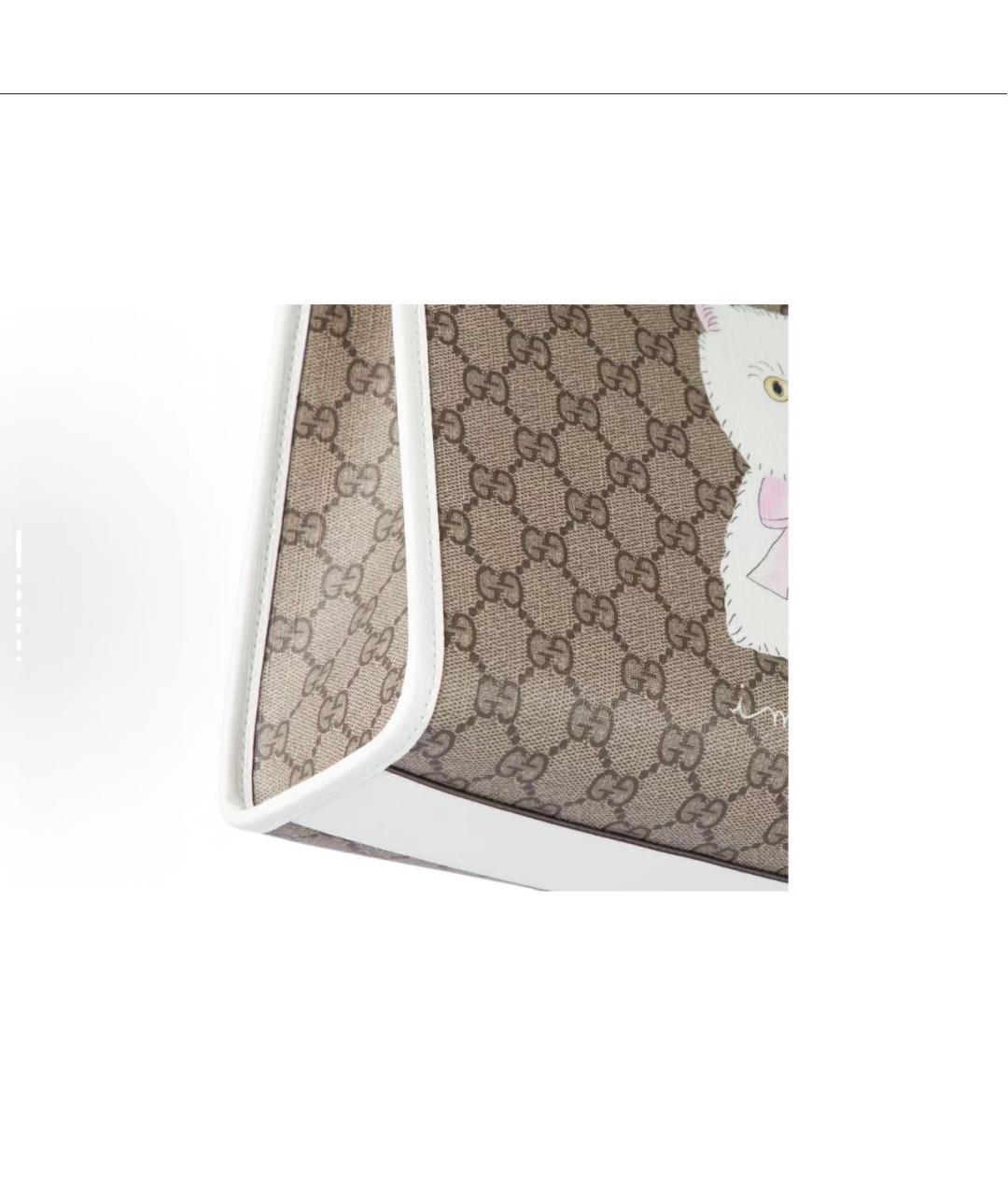GUCCI Коричневая сумка тоут, фото 6