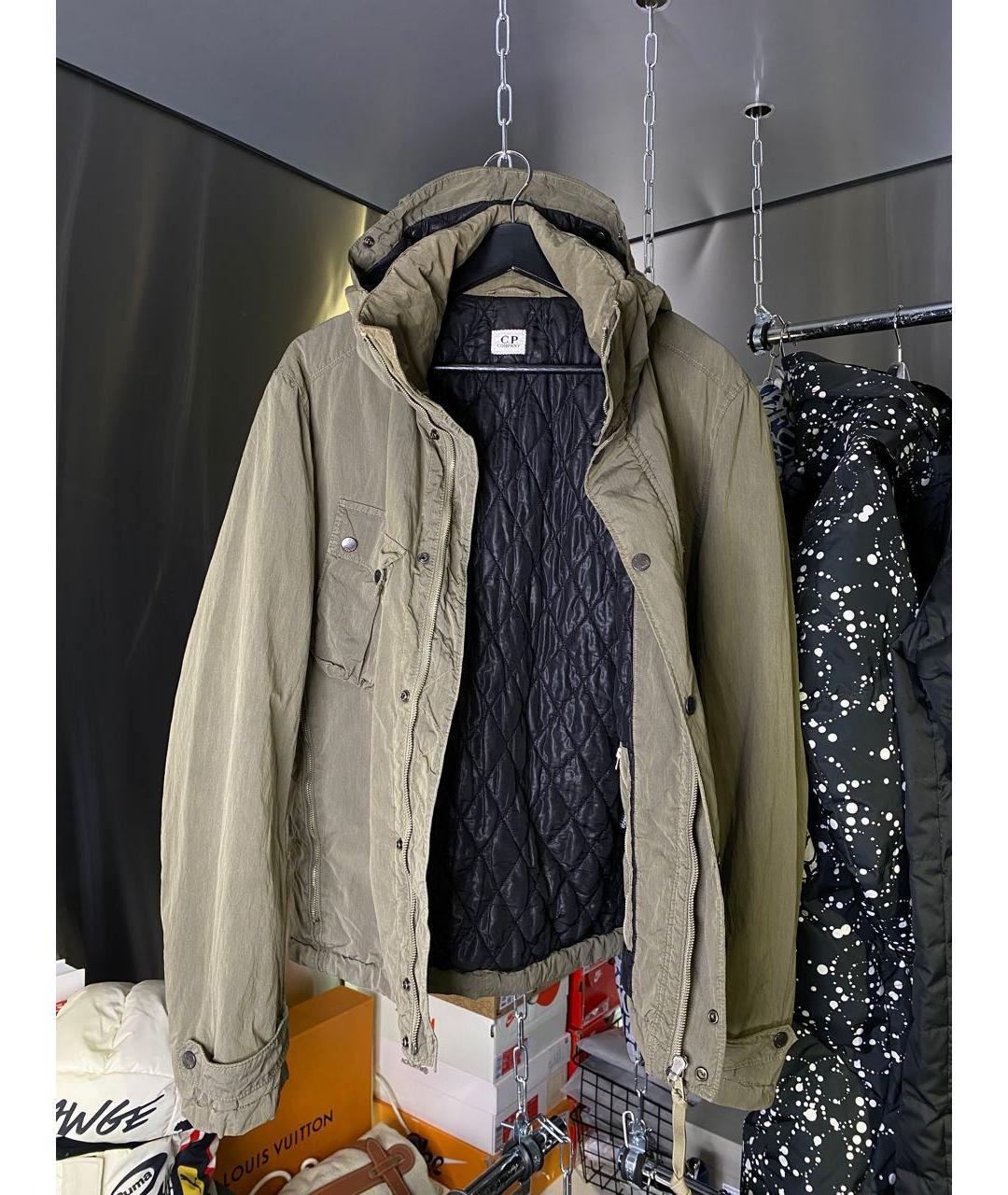CP COMPANY Хаки хлопковая куртка, фото 4