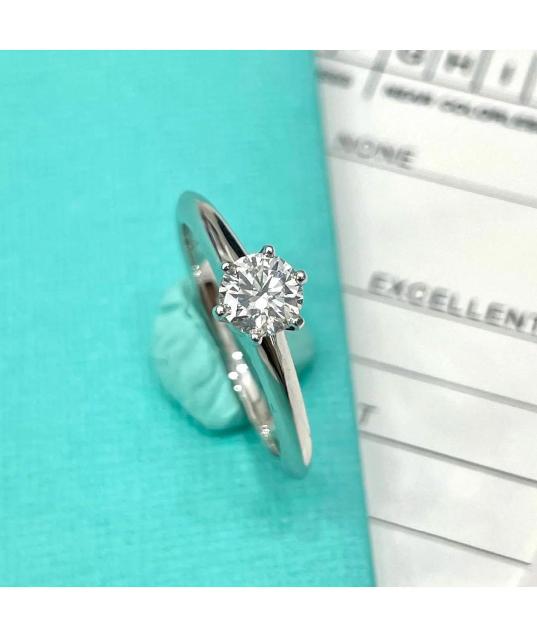 TIFFANY&CO Платиновое кольцо, фото 2