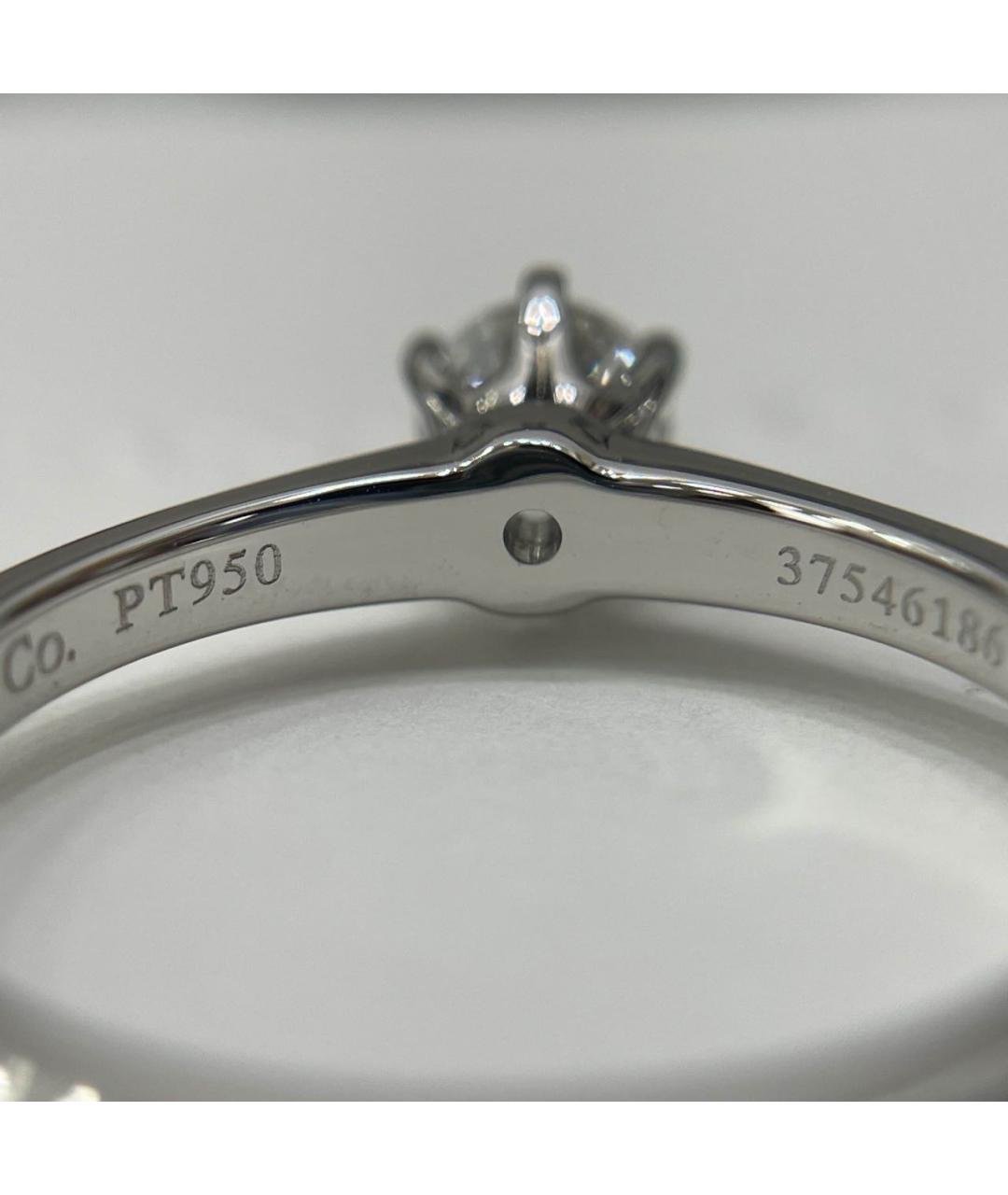 TIFFANY&CO Платиновое кольцо, фото 6