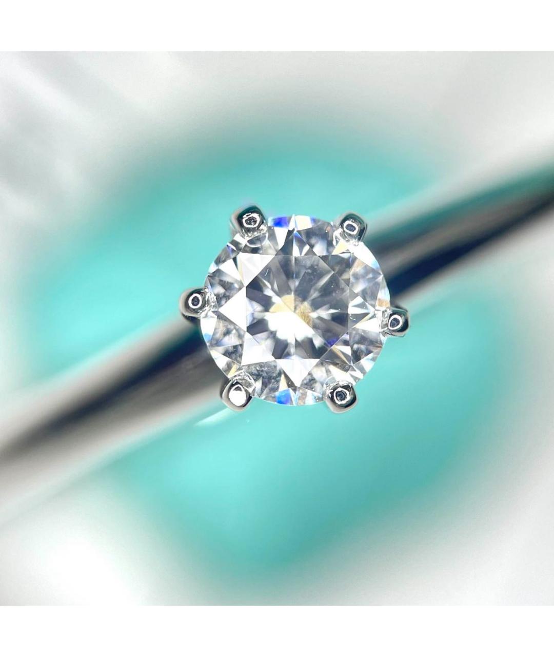 TIFFANY&CO Платиновое кольцо, фото 8