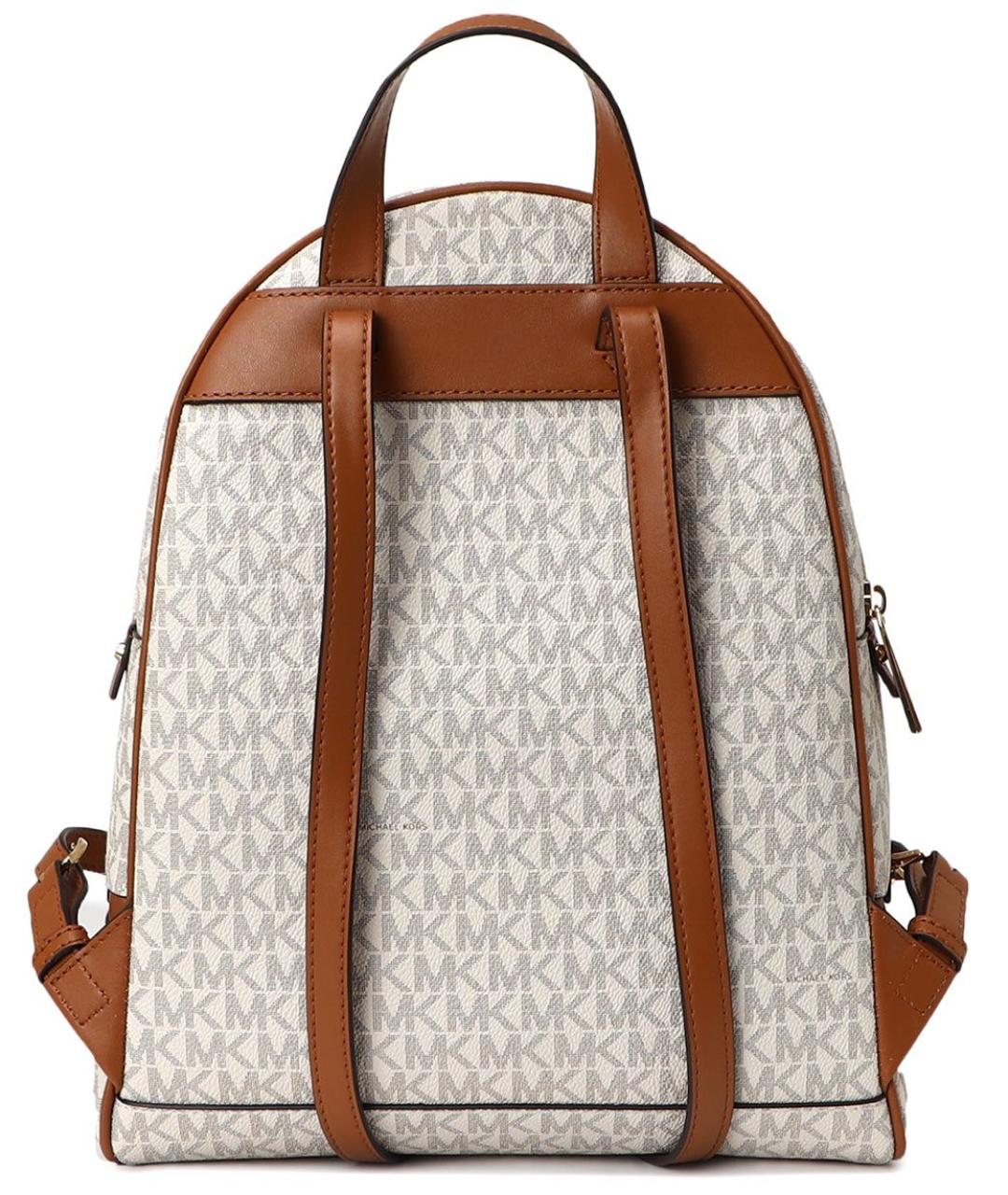 MICHAEL KORS Бежевый рюкзак из искусственной кожи, фото 3
