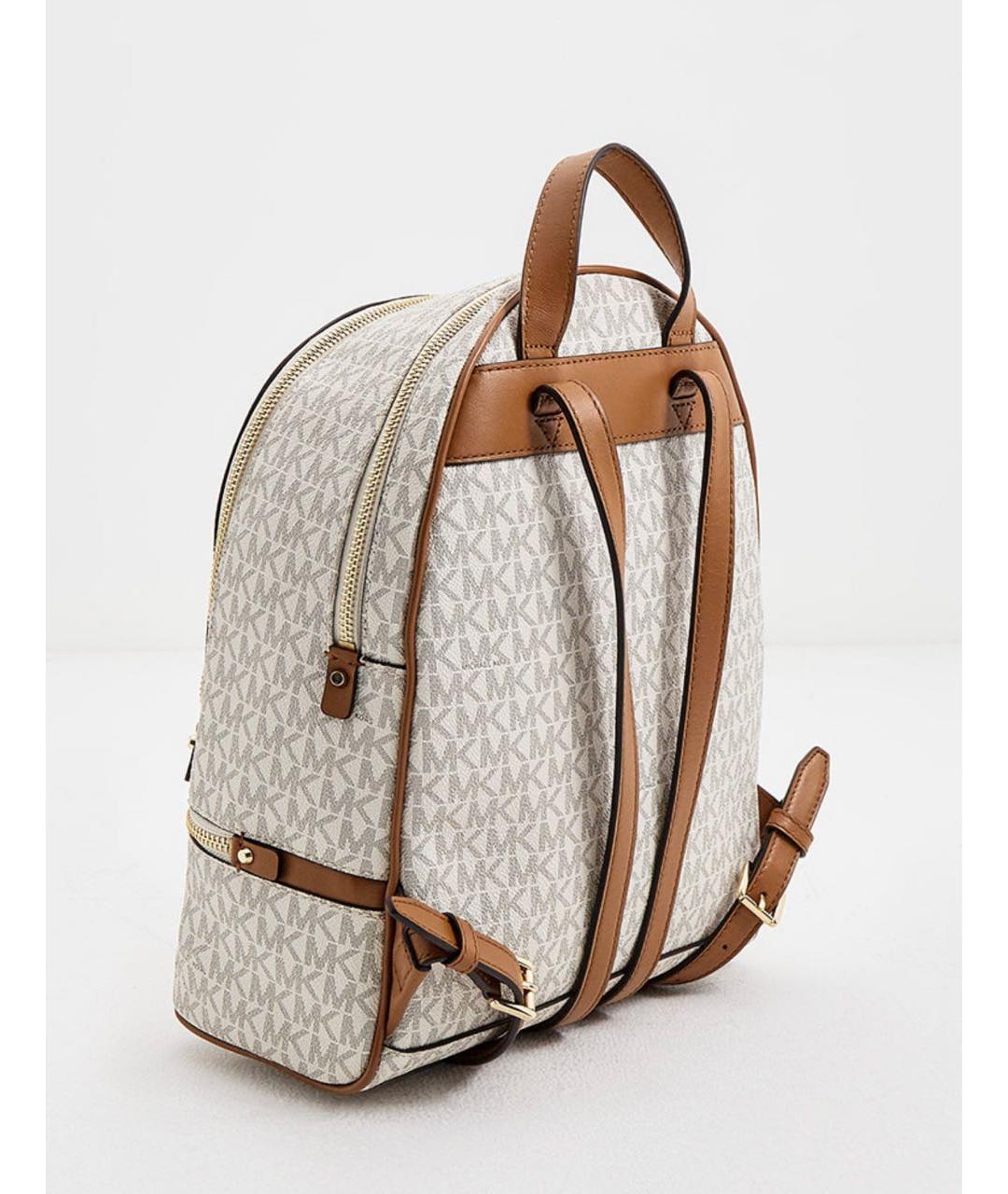 MICHAEL KORS Бежевый рюкзак из искусственной кожи, фото 2