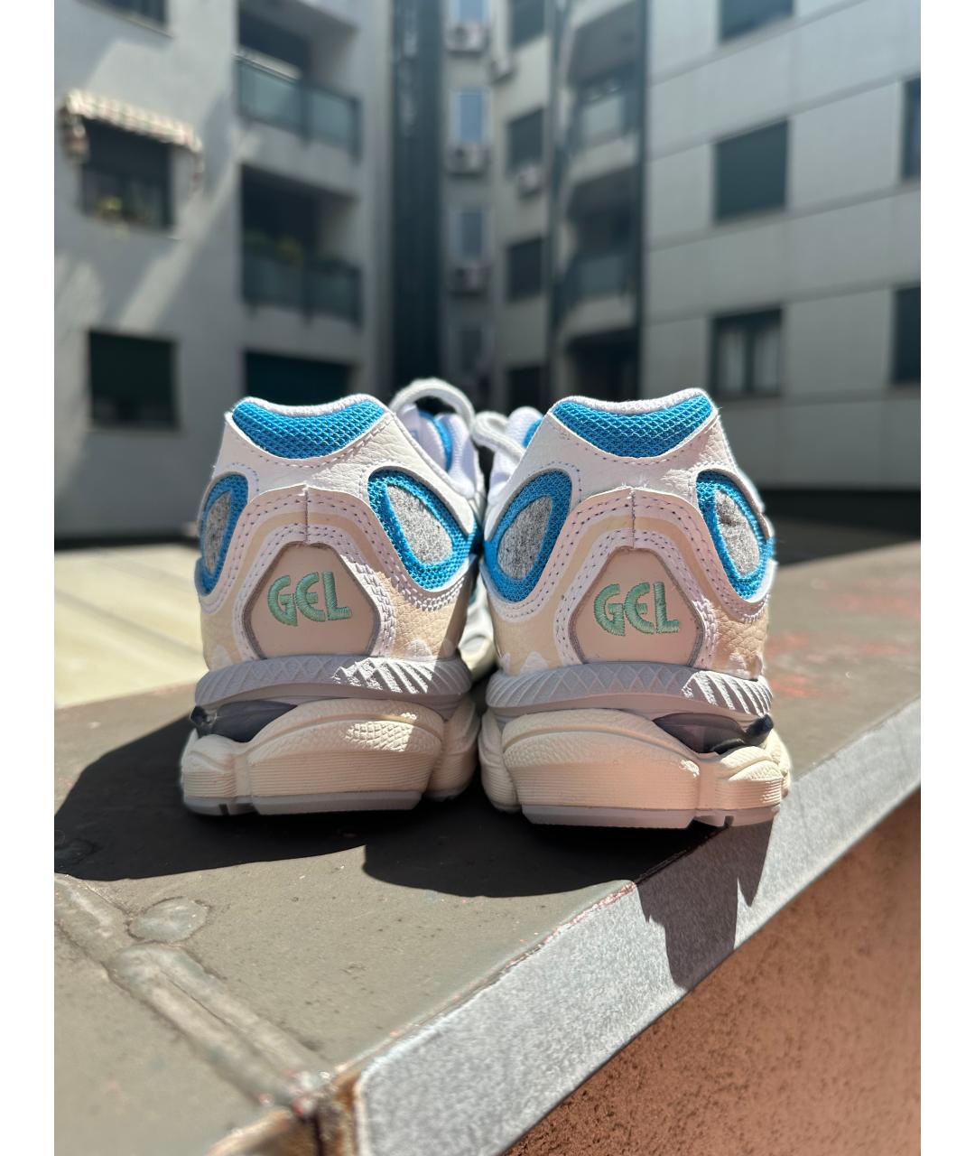 ASICS Белые кожаные кроссовки, фото 2