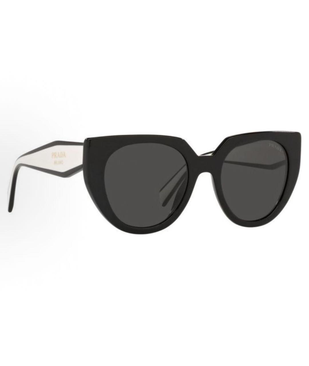 PRADA Белые пластиковые солнцезащитные очки, фото 4