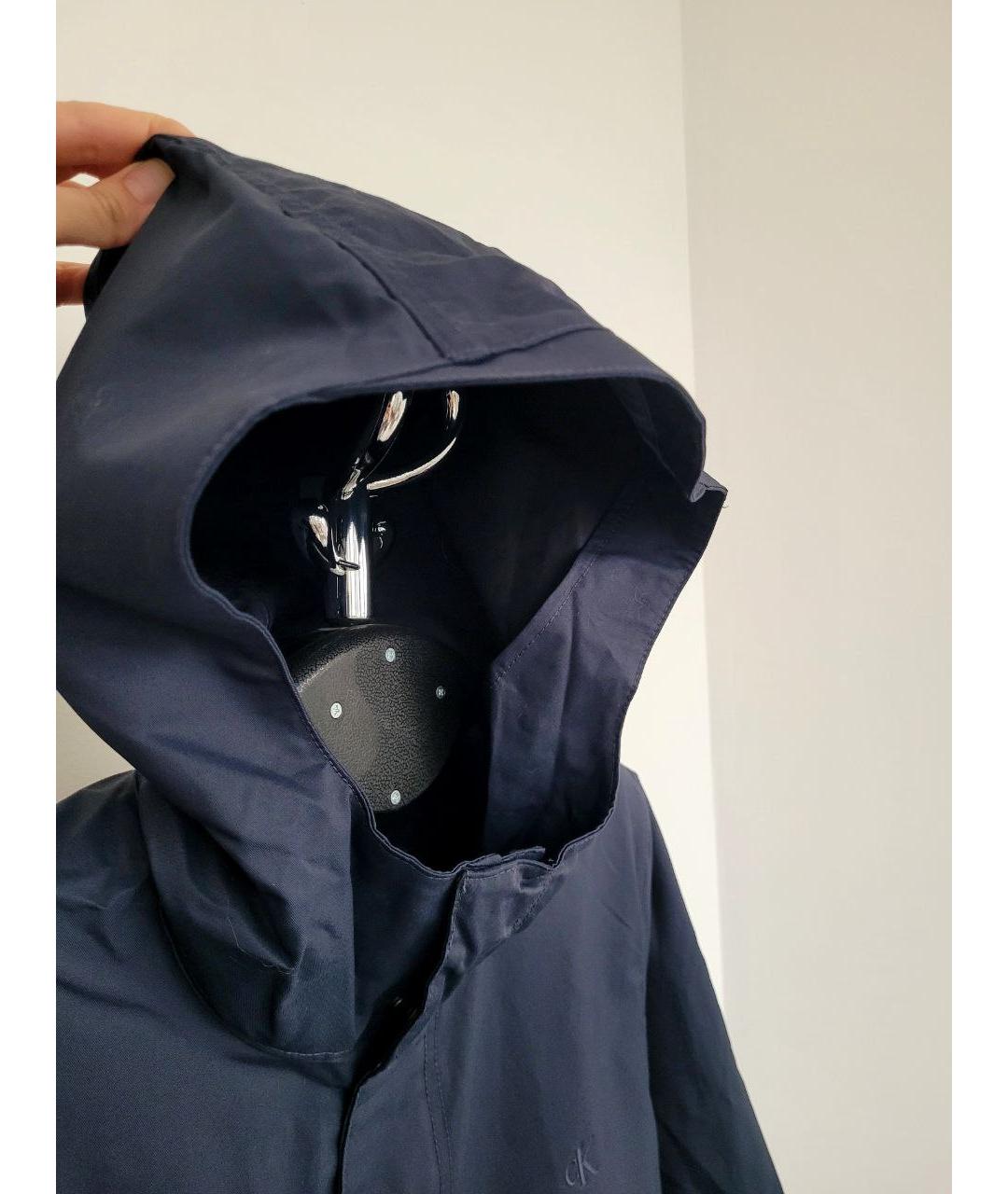 CALVIN KLEIN Синяя хлопковая парка, фото 3