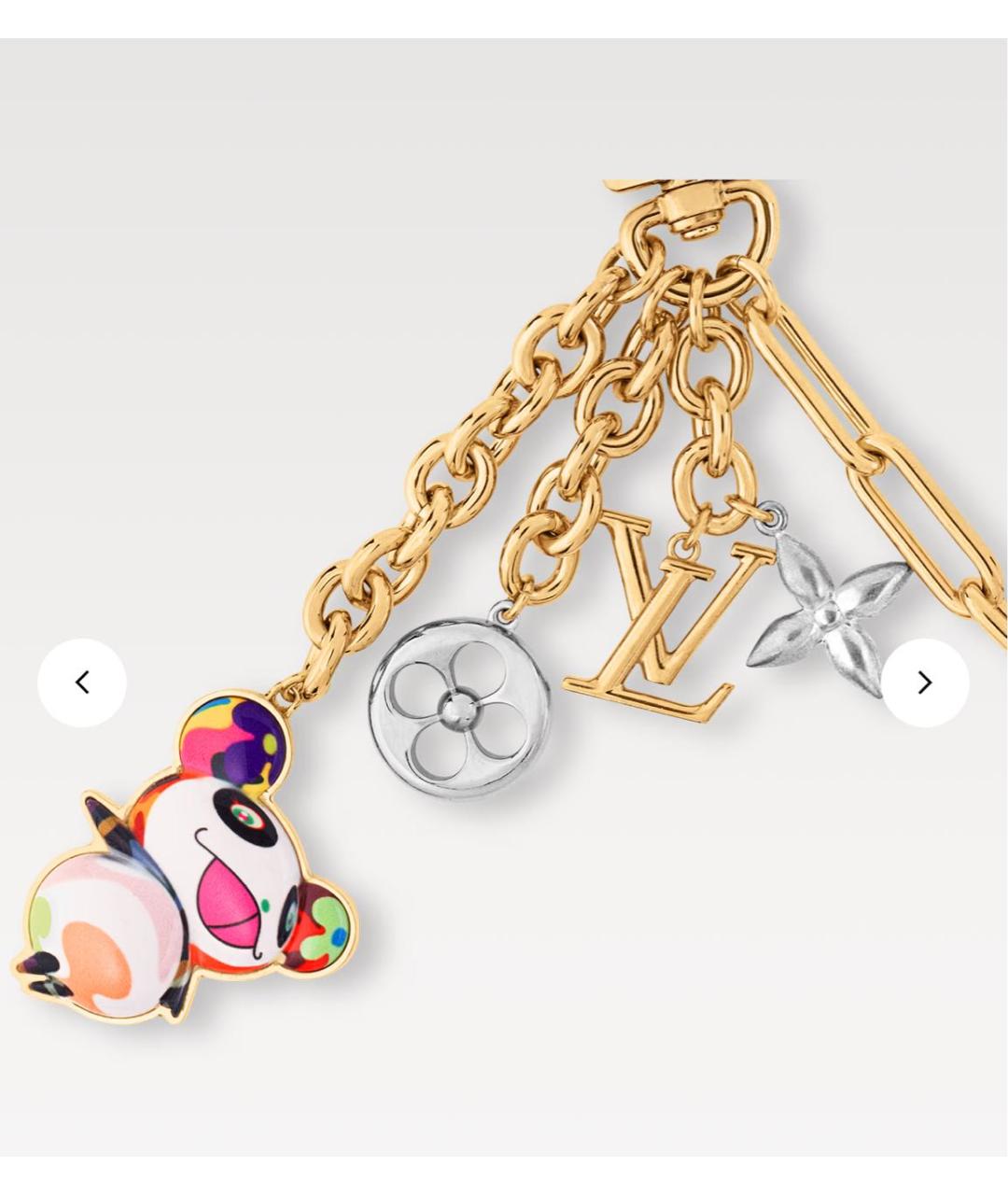 LOUIS VUITTON Серебрянный брелок, фото 4