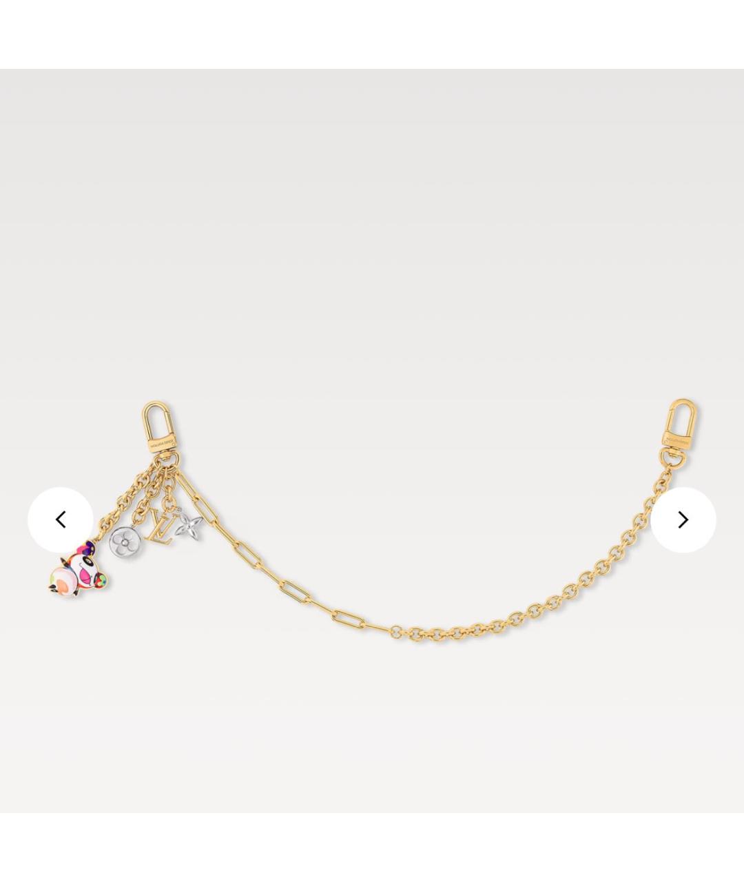 LOUIS VUITTON Серебрянный брелок, фото 3