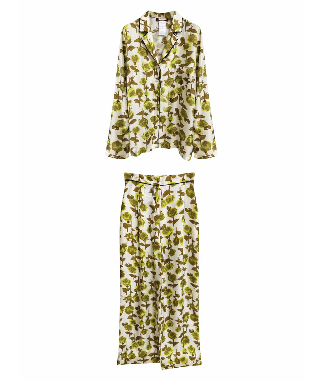 MAX MARA STUDIO Мульти шелковый костюм с брюками, фото 1