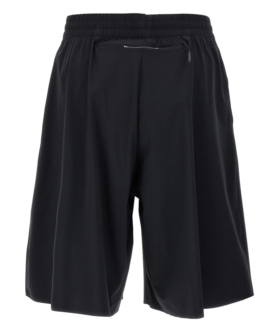 MM6 MAISON MARGIELA Черные синтетические шорты, фото 2