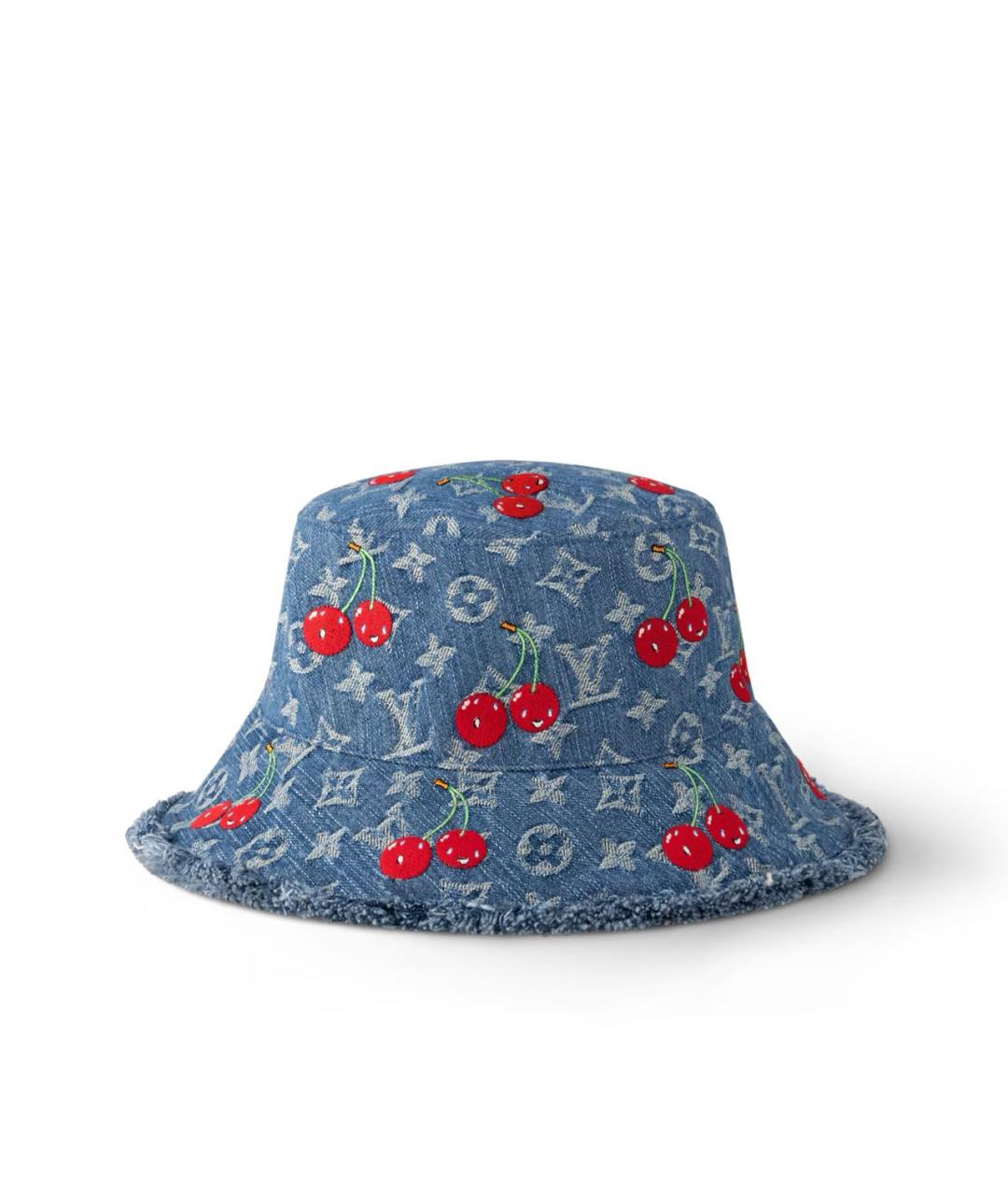 LOUIS VUITTON Голубая хлопковая панама, фото 2