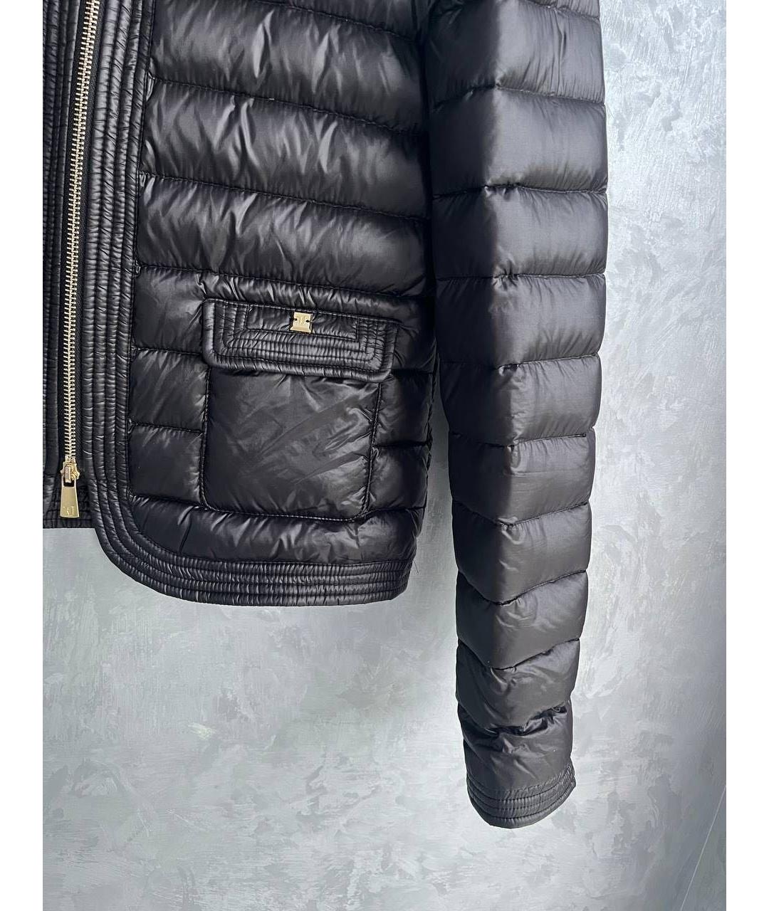 TRUSSARDI JEANS Черный пуховик, фото 3