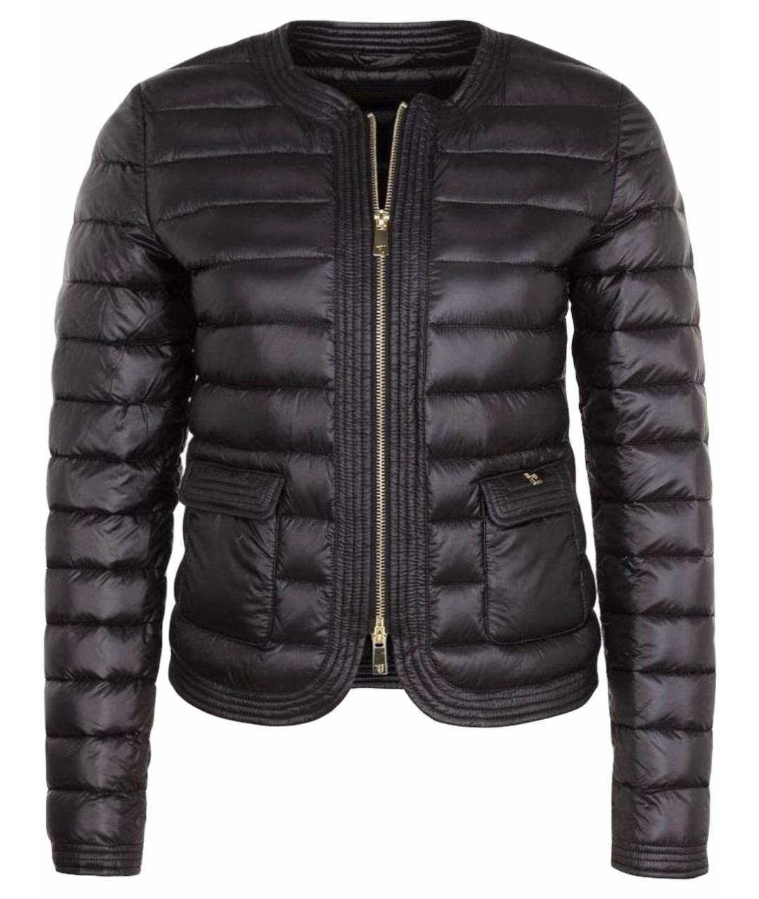 TRUSSARDI JEANS Черный пуховик, фото 1
