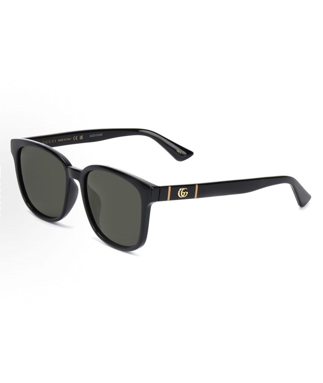GUCCI Черные пластиковые солнцезащитные очки, фото 4