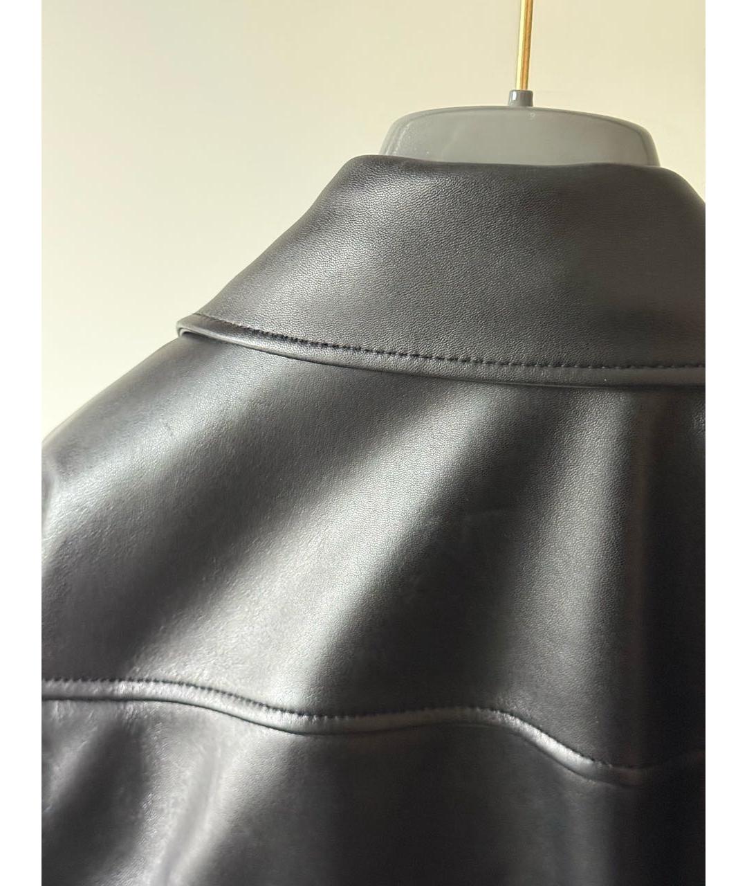 ACNE STUDIOS Черная кожаная куртка, фото 6