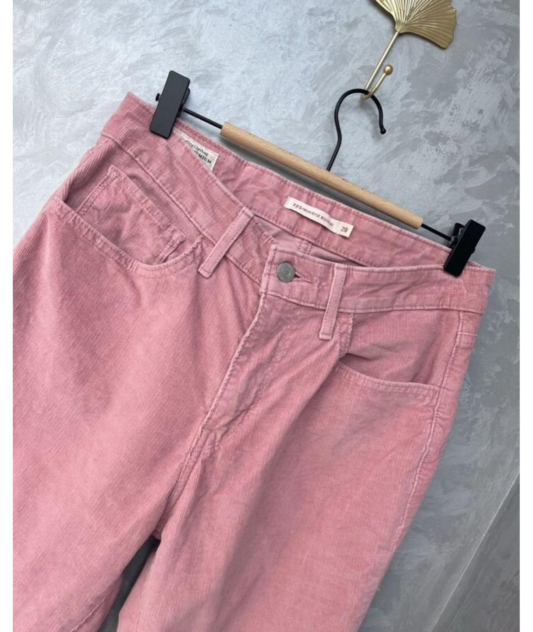 LEVI'S Розовые джинсы клеш, фото 4
