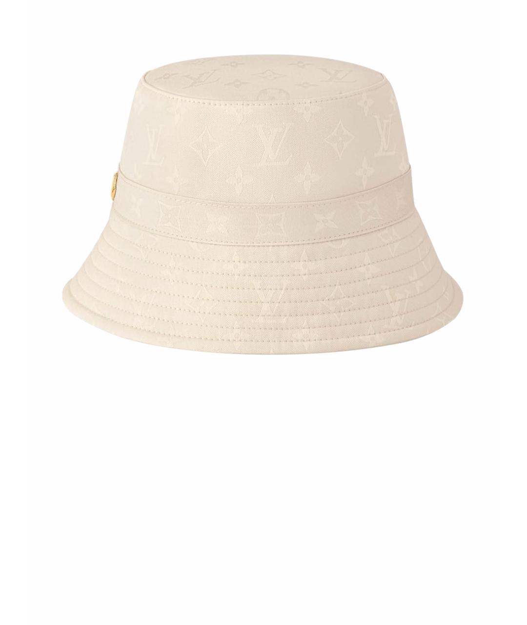 LOUIS VUITTON Бежевая хлопковая панама, фото 1