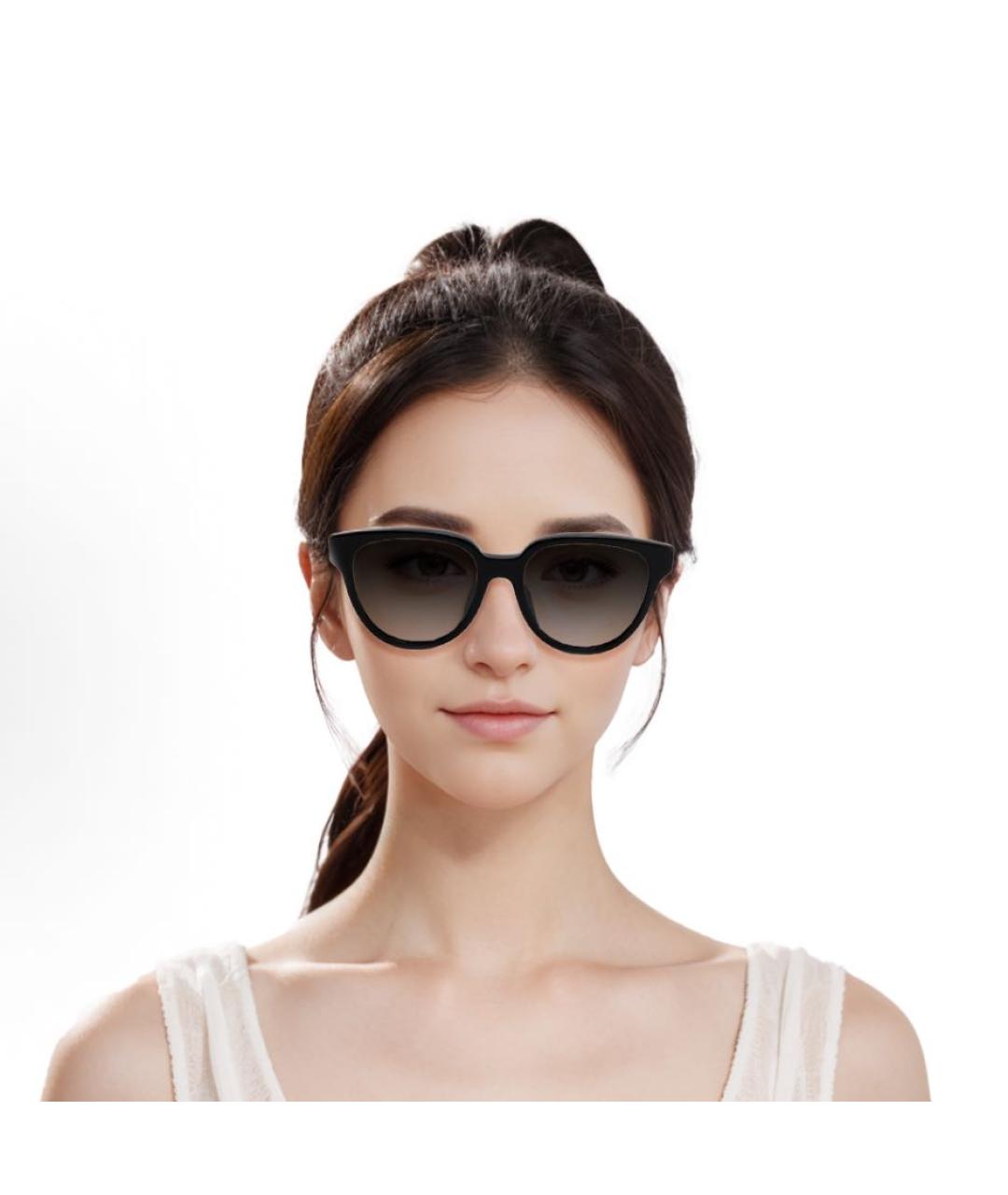 GUCCI Черные пластиковые солнцезащитные очки, фото 4