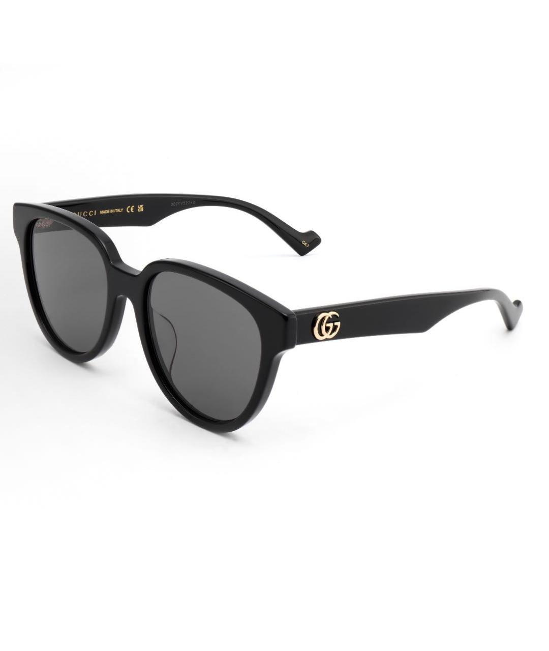 GUCCI Черные пластиковые солнцезащитные очки, фото 5