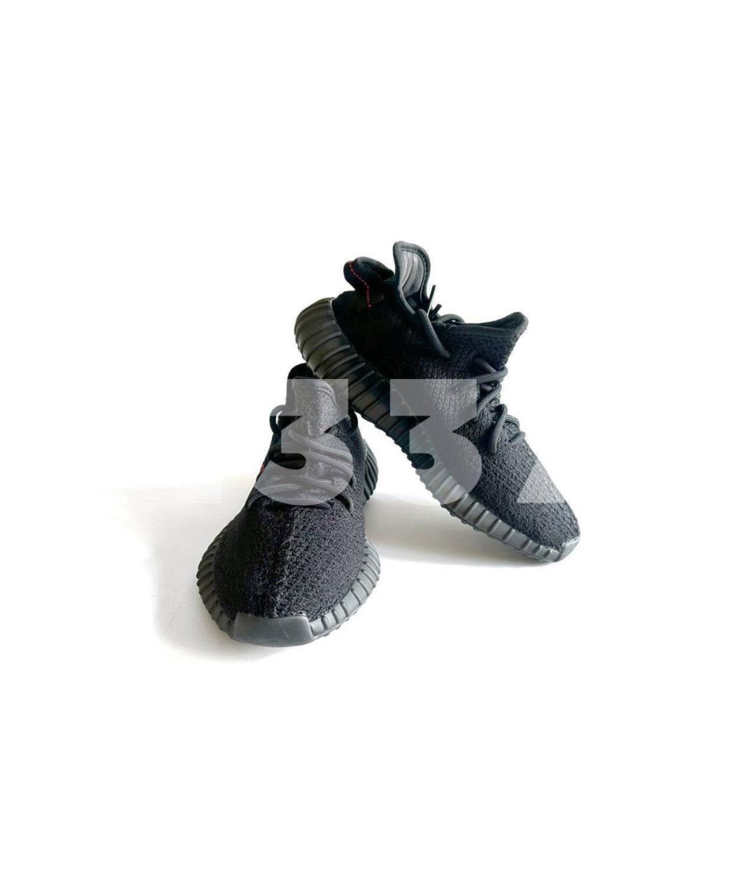 ADIDAS YEEZY Черные текстильные кроссовки, фото 2