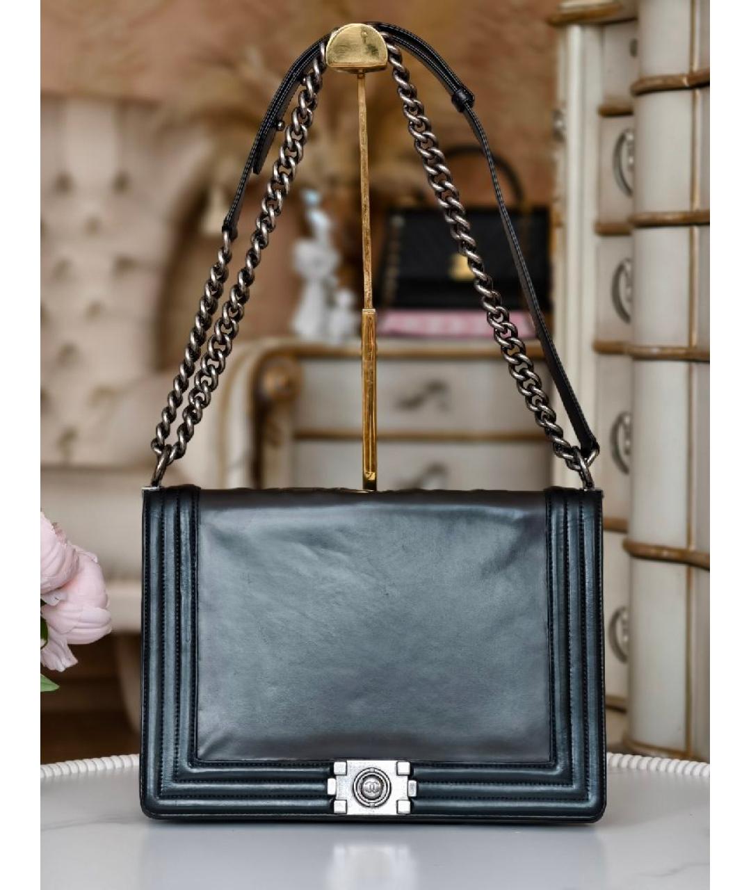 CHANEL Кожаная сумка через плечо, фото 9