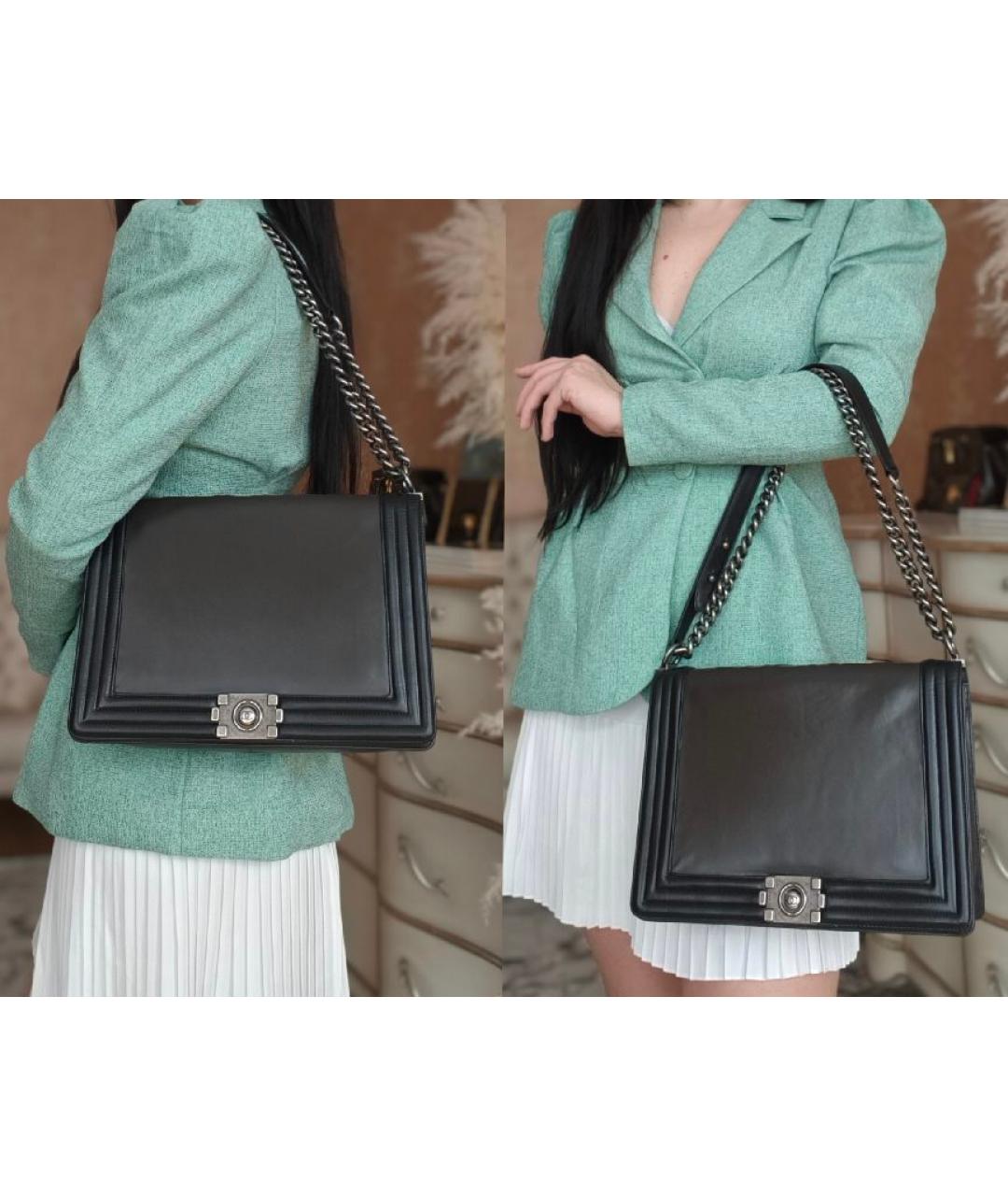 CHANEL Кожаная сумка через плечо, фото 4