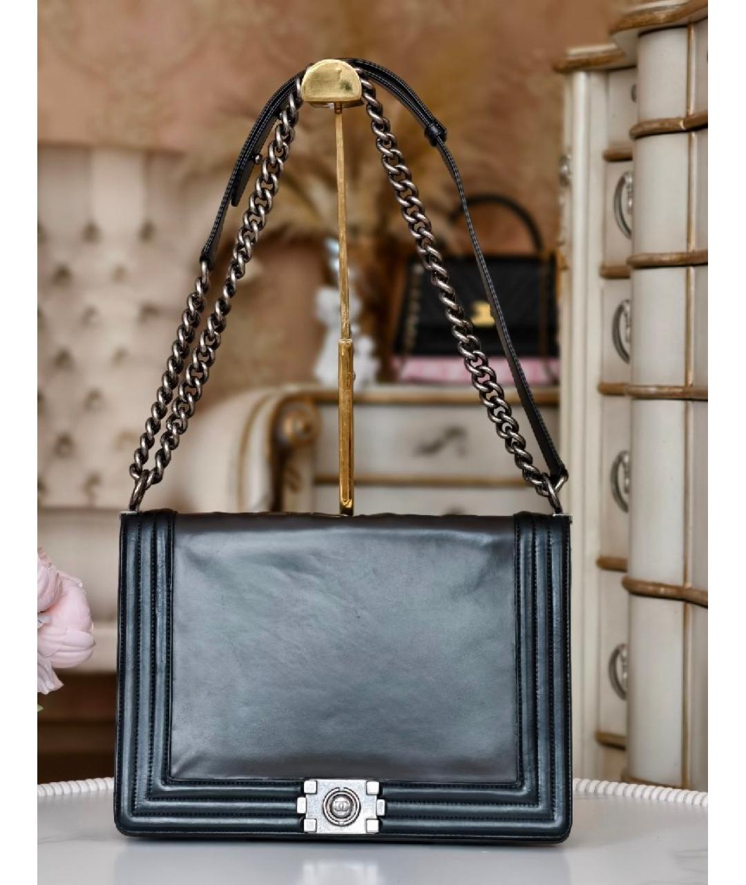 CHANEL Кожаная сумка через плечо, фото 2