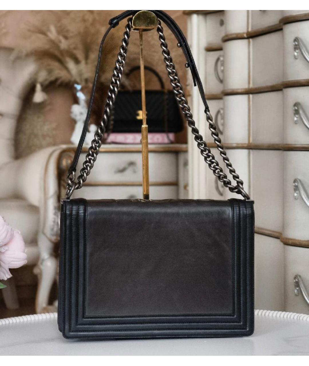 CHANEL Кожаная сумка через плечо, фото 3