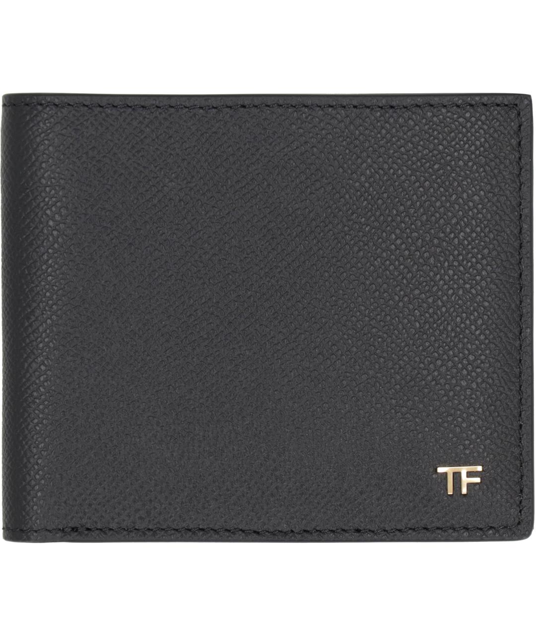 TOM FORD Черный кожаный кошелек, фото 2