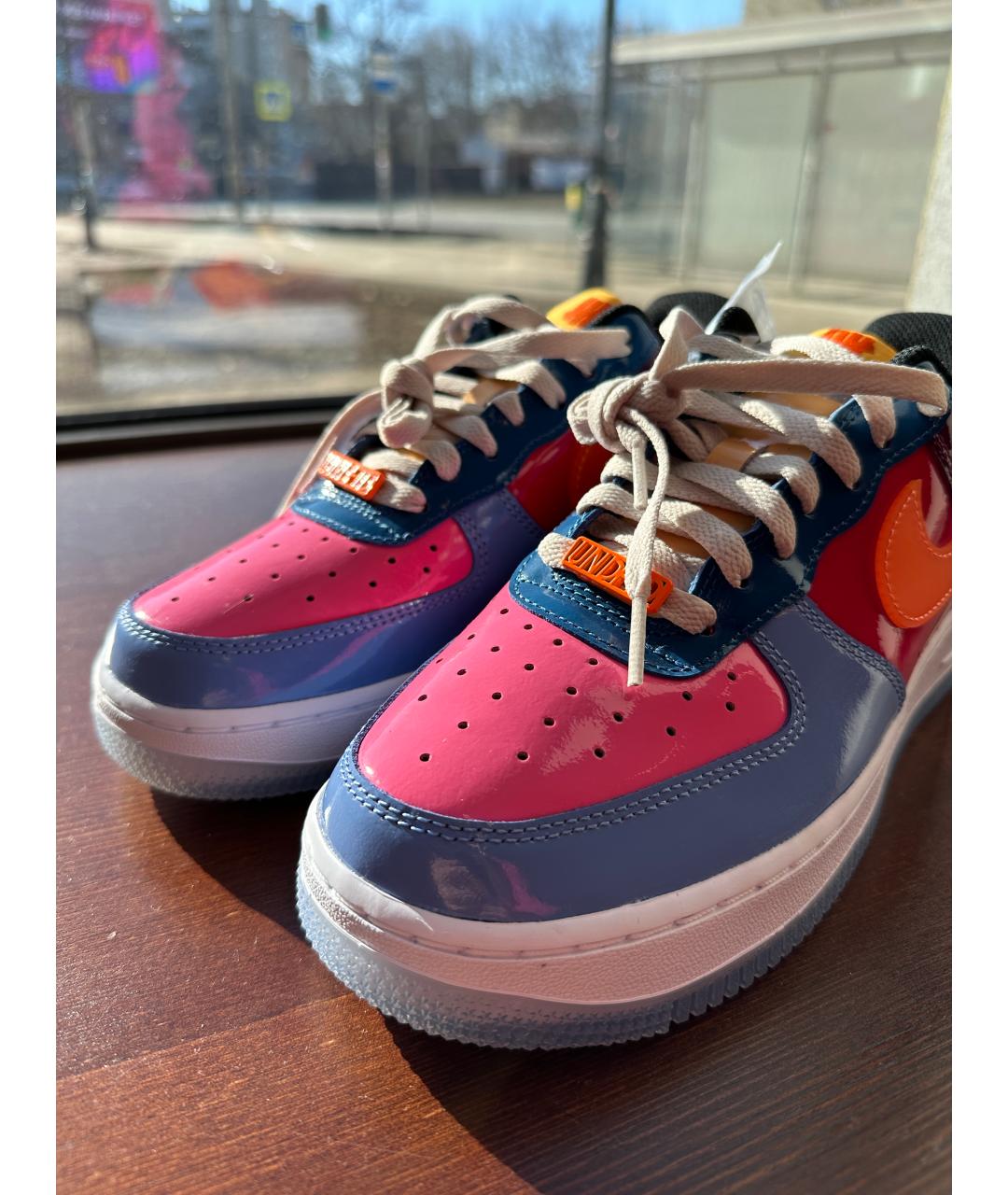NIKE Мульти кроссовки из лакированной кожи, фото 2