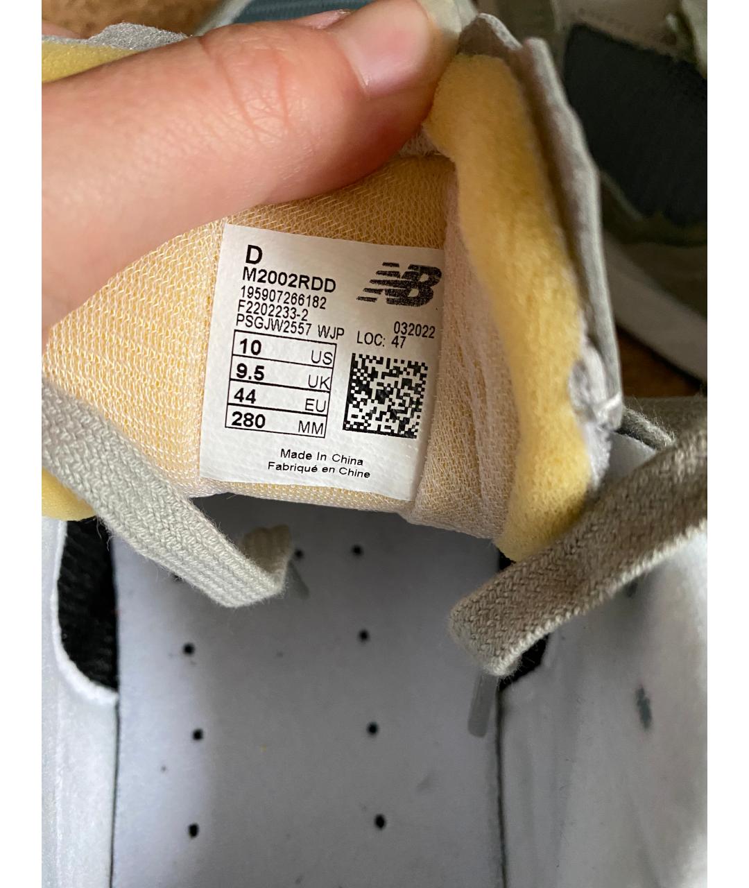 NEW BALANCE Серые замшевые низкие кроссовки / кеды, фото 8