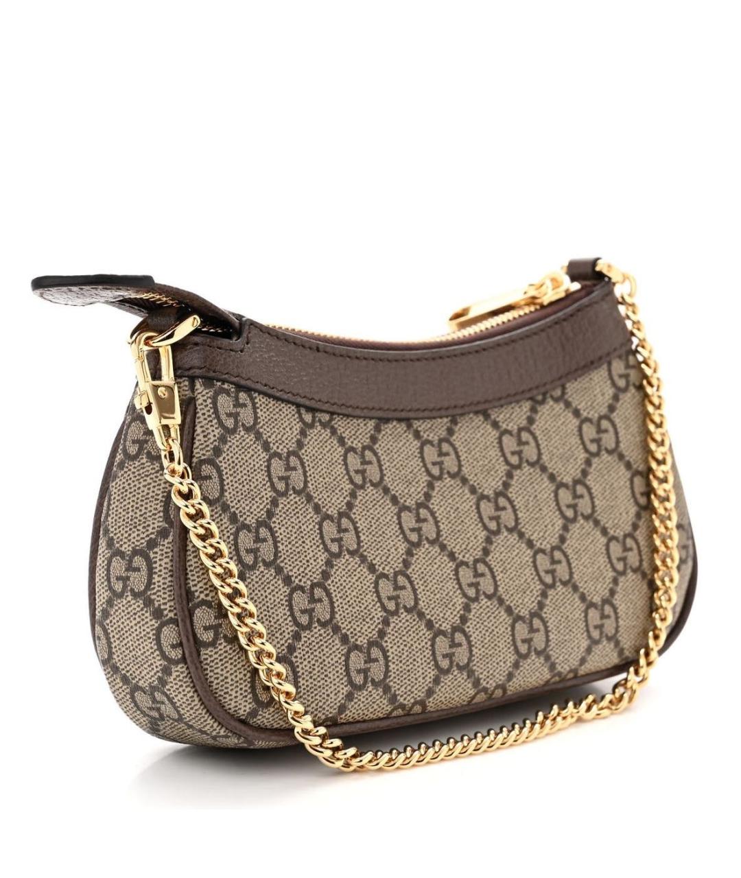 GUCCI Коричневая сумка с короткими ручками, фото 2