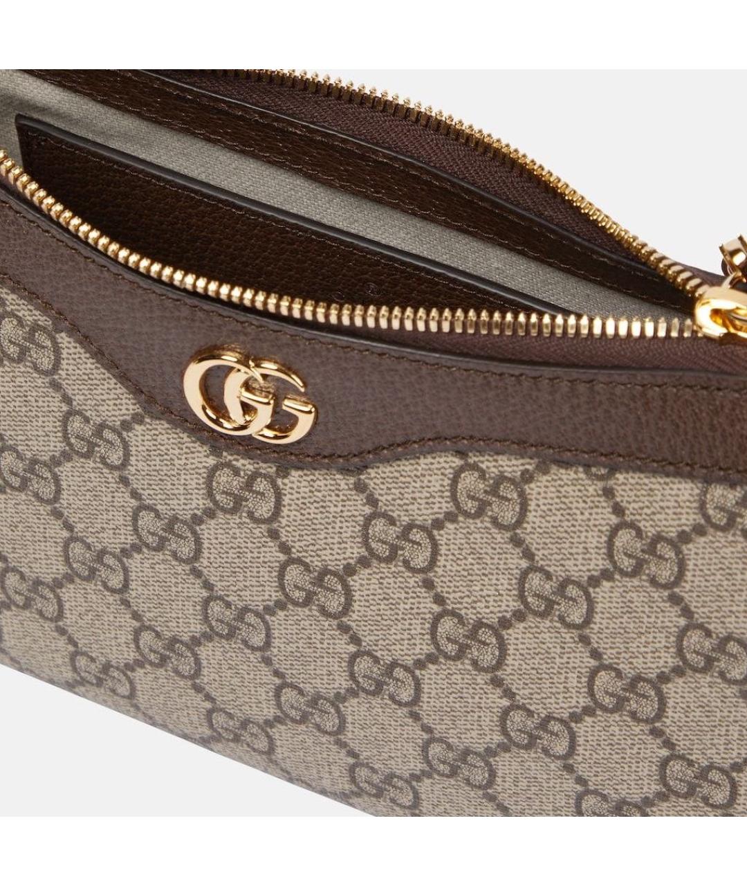 GUCCI Коричневая сумка с короткими ручками, фото 3