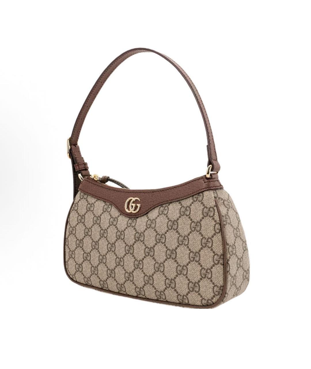 GUCCI Коричневая сумка с короткими ручками, фото 2