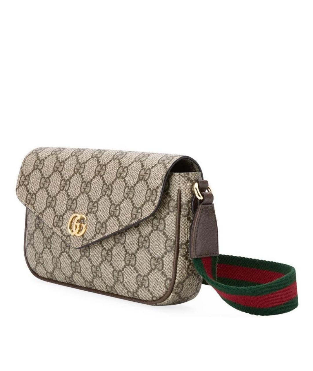 GUCCI Коричневая сумка через плечо, фото 2