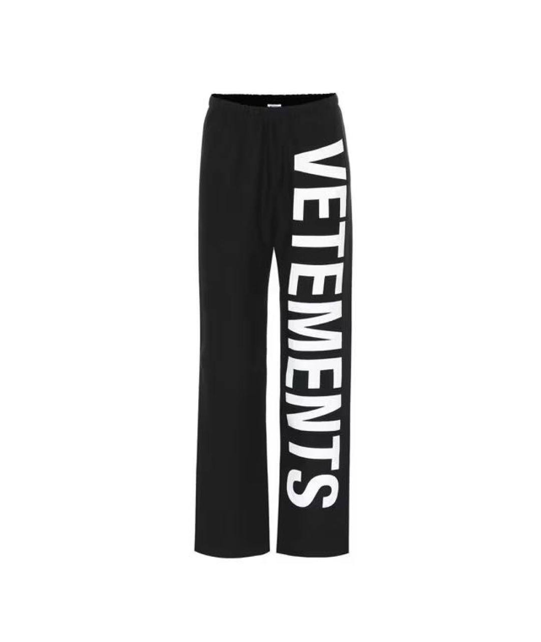 VETEMENTS Черный хлопковый спортивный костюм, фото 5