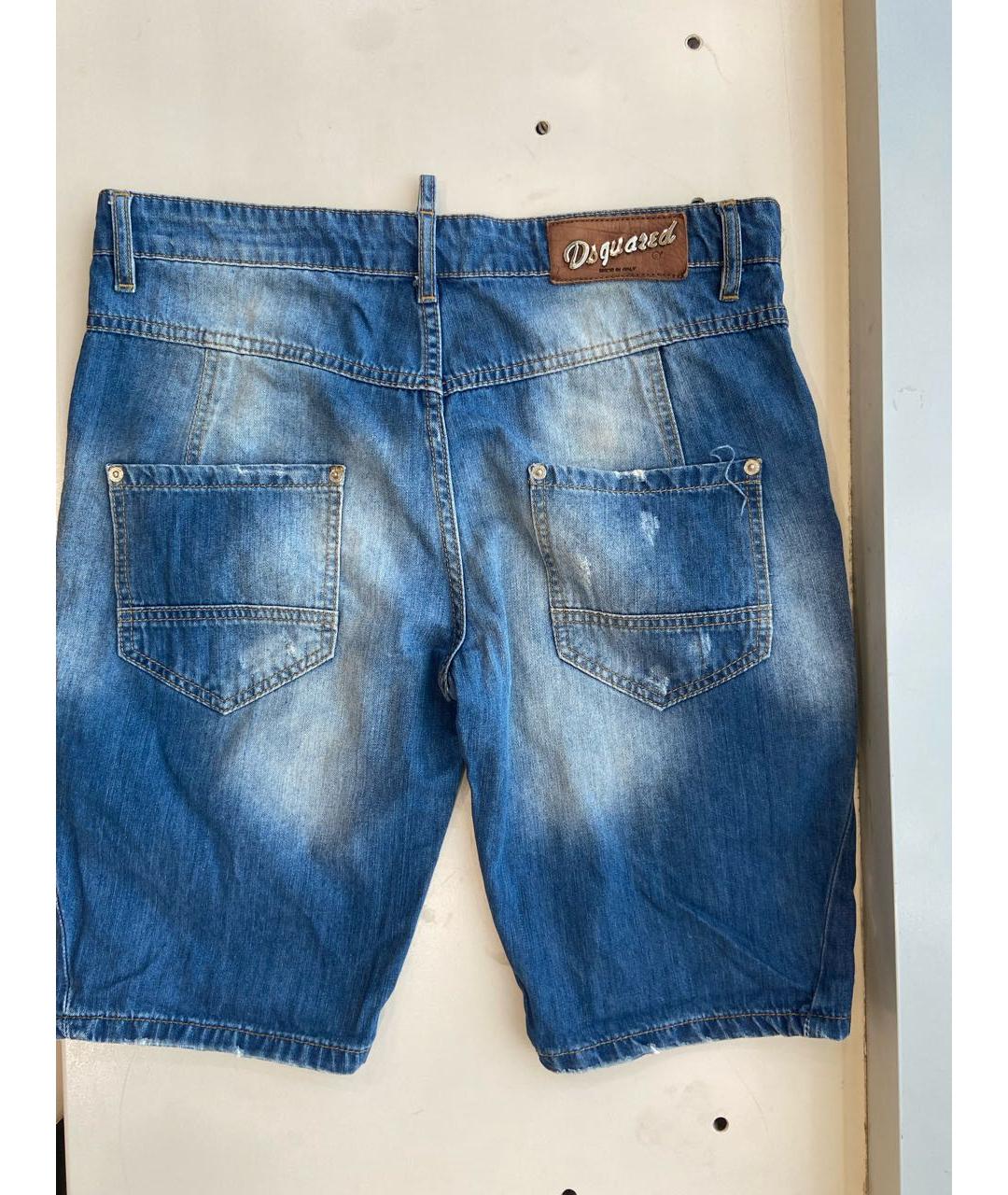 DSQUARED2 Синие деним шорты, фото 2