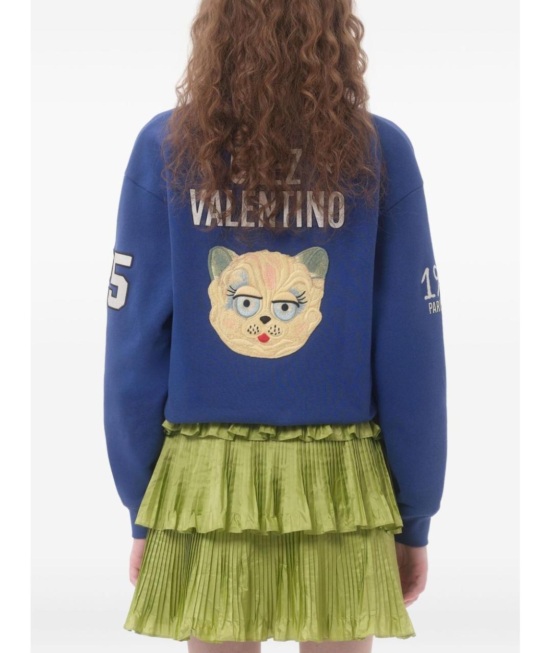 VALENTINO Синий джемпер / свитер, фото 3