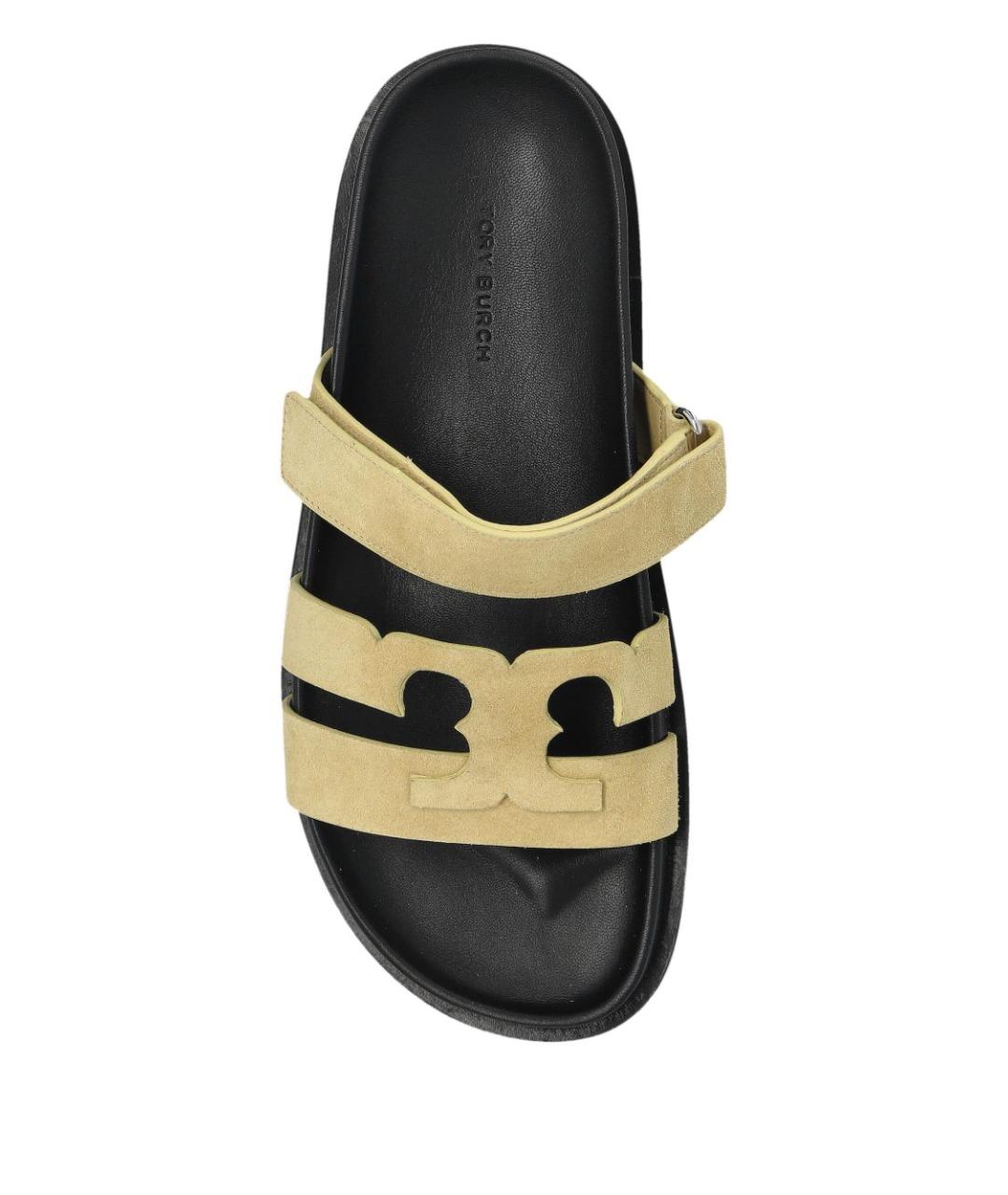 TORY BURCH Бежевые шлепанцы, фото 2