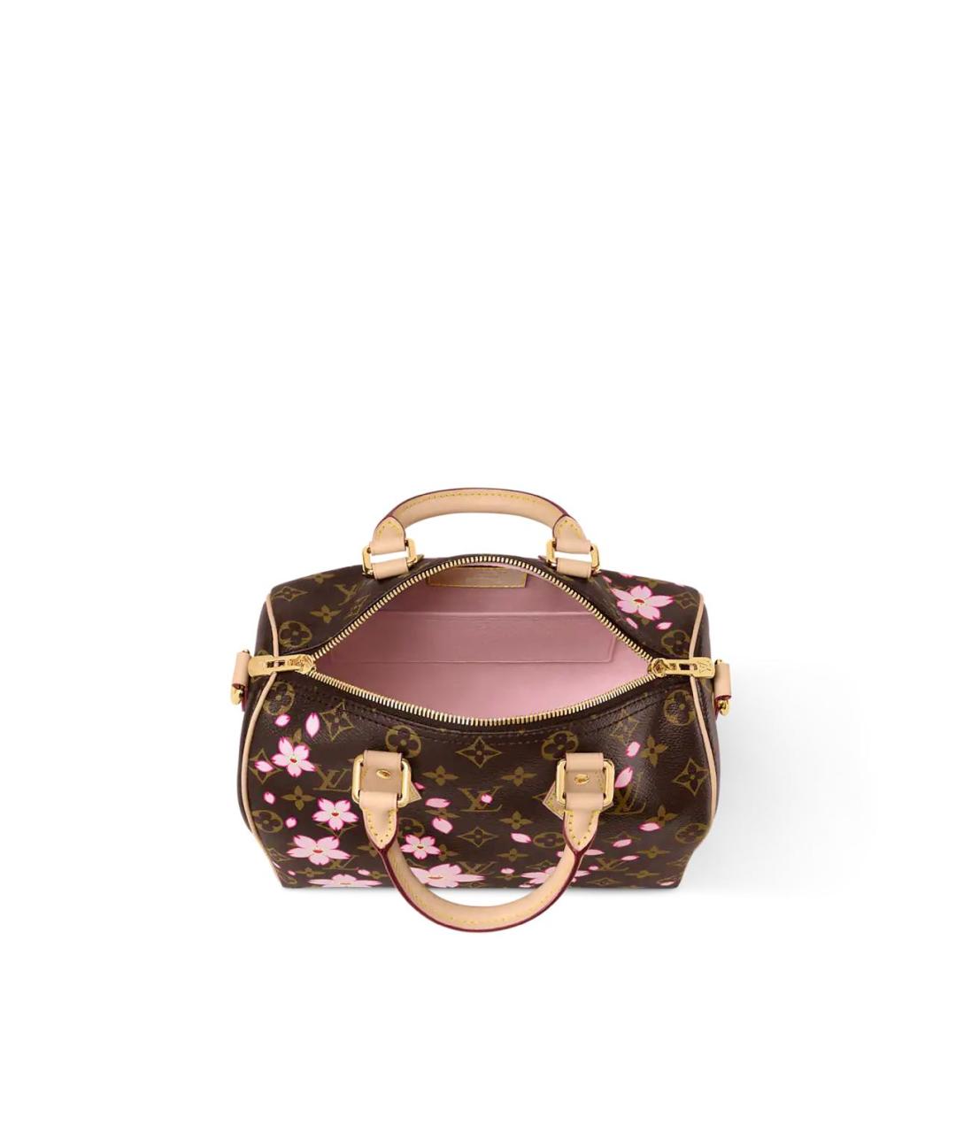 LOUIS VUITTON Коричневая сумка с короткими ручками, фото 3