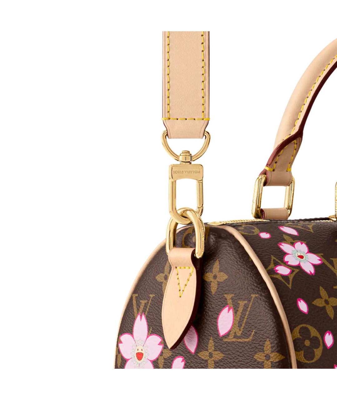 LOUIS VUITTON Коричневая сумка с короткими ручками, фото 5