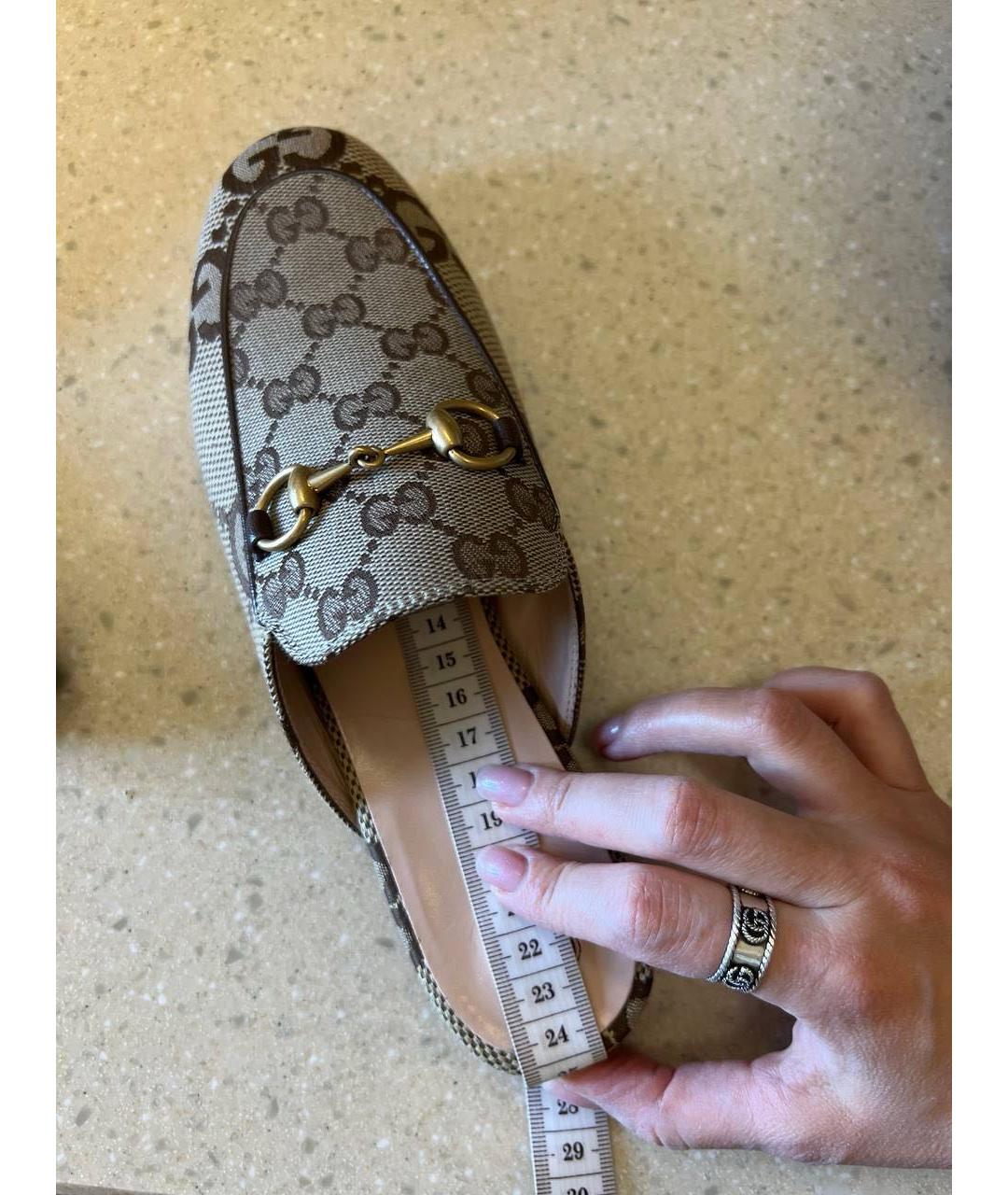 GUCCI Коричневые мюли, фото 8