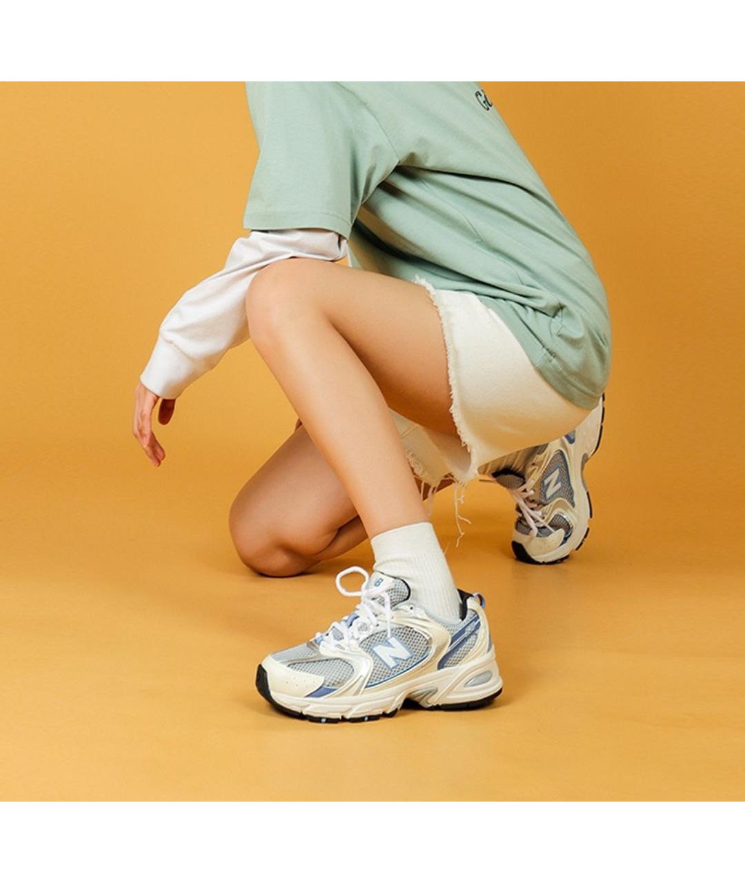 NEW BALANCE Серебряные кроссовки, фото 6