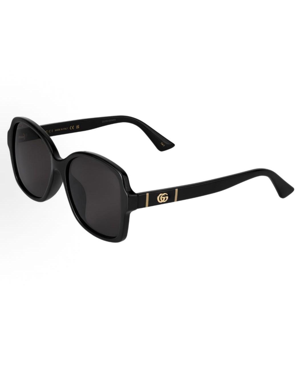GUCCI Черные пластиковые солнцезащитные очки, фото 4