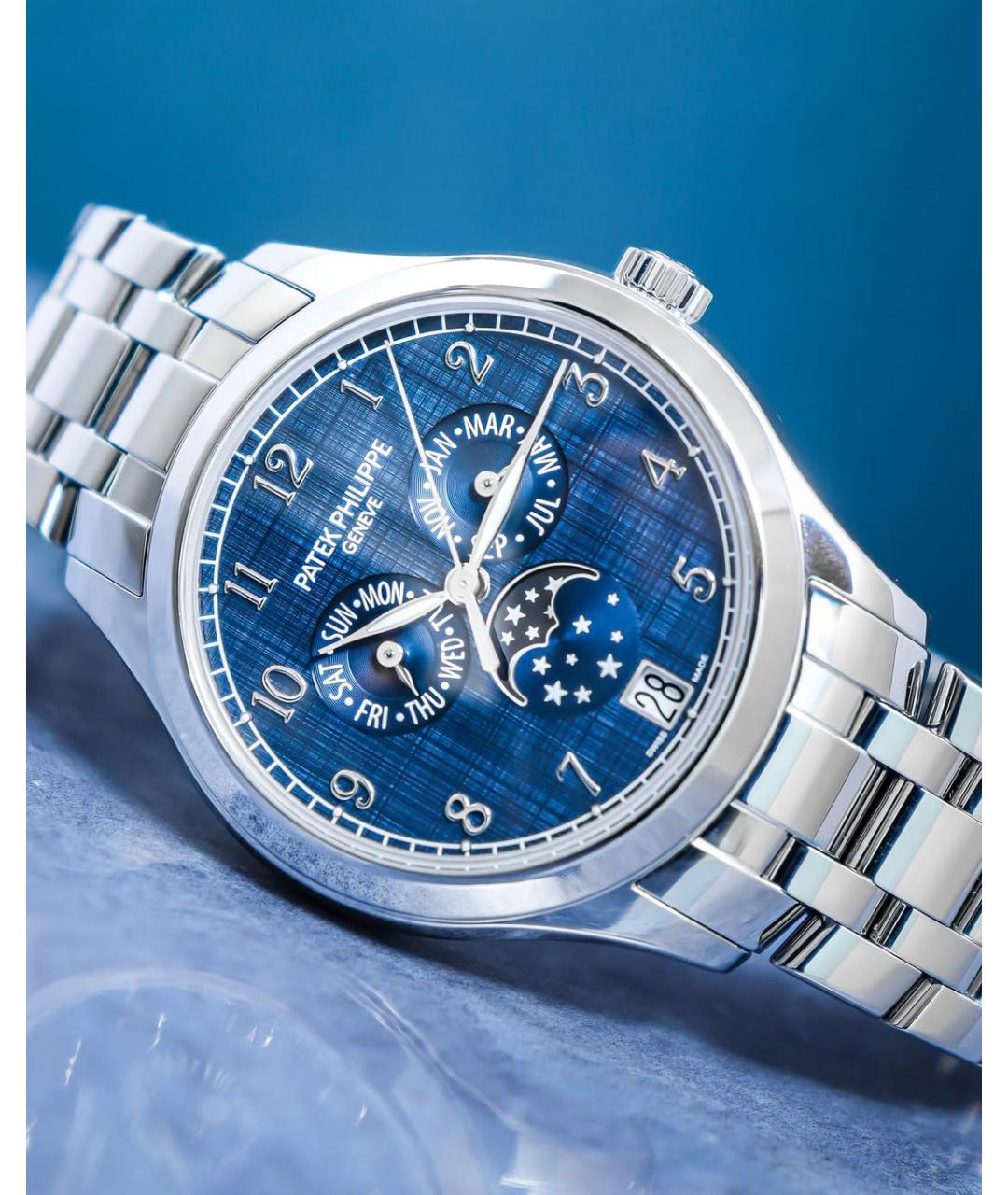 PATEK PHILIPPE Темно-синие часы, фото 3