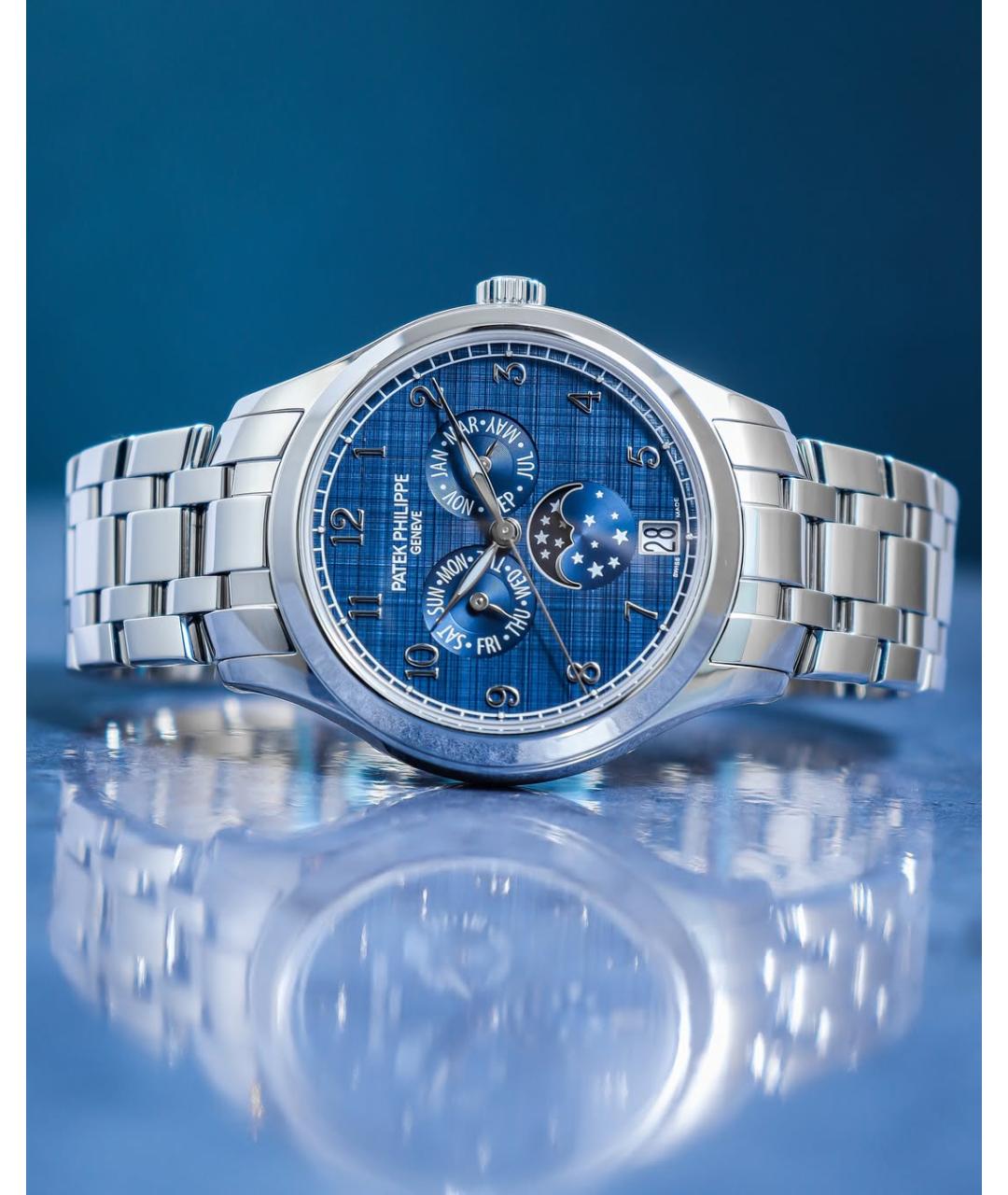 PATEK PHILIPPE Темно-синие часы, фото 2